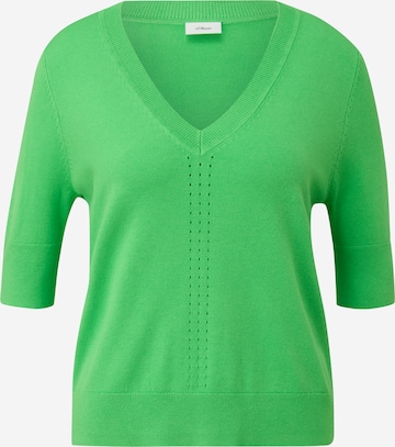 Pull-over s.Oliver BLACK LABEL en vert : devant