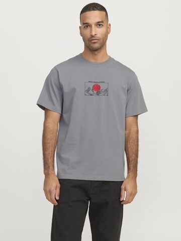 R.D.D. ROYAL DENIM DIVISION Shirt in Grijs: voorkant