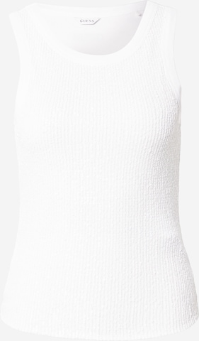 balta GUESS Palaidinė be rankovių 'ALEXIA': priekis