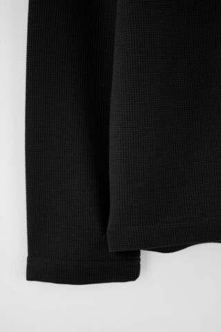 TrendyolSweater majica - crna boja
