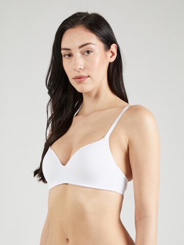 Lindex T-shirt Bra 'Theresia' in White: front