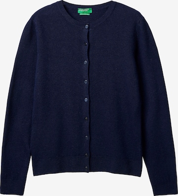 UNITED COLORS OF BENETTON Knit Cardigan in Blue: front