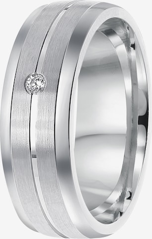 Lucardi Ring in Silver: front