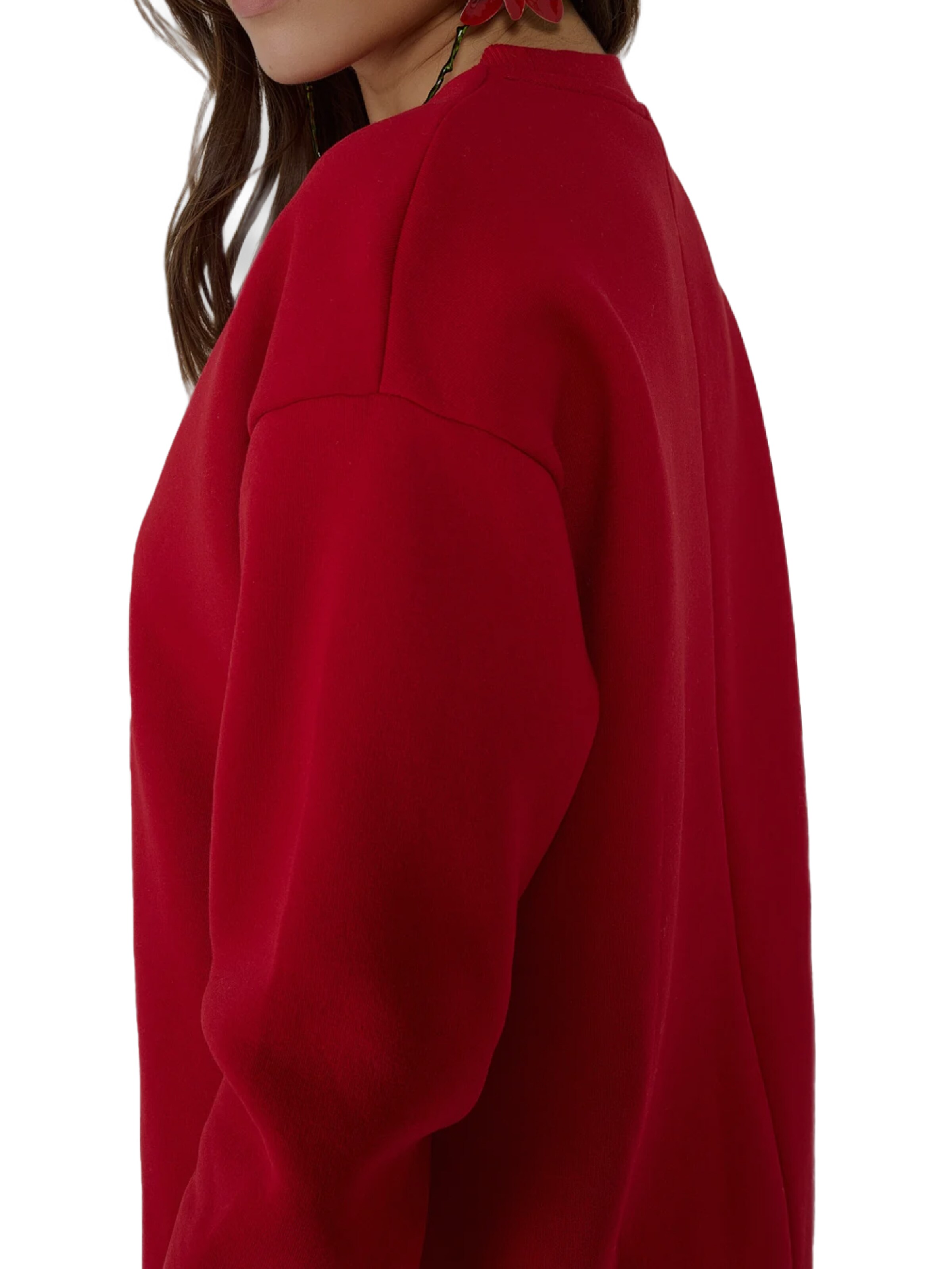 No Matter What Sweatshirt in Rood