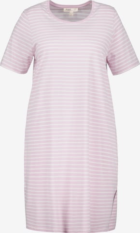 Ulla Popken - Camiseta de noche en rosa: frente