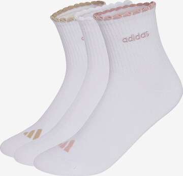 ADIDAS PERFORMANCE - Meias em branco: frente