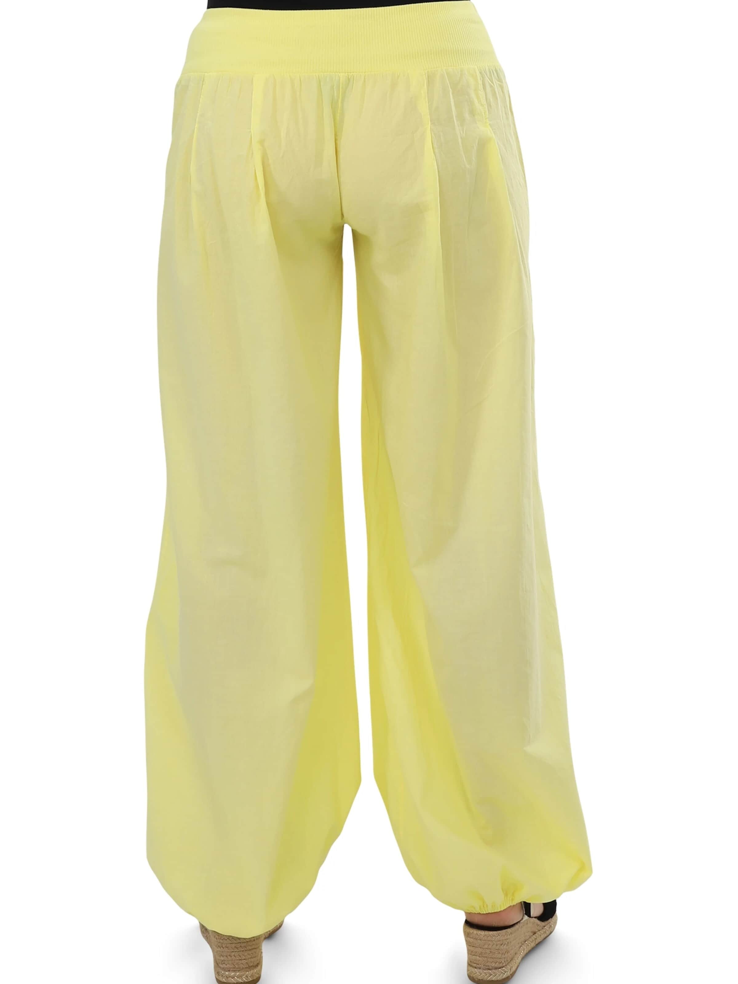 malito more than fashion Loose fit Harem Pants in Yellow