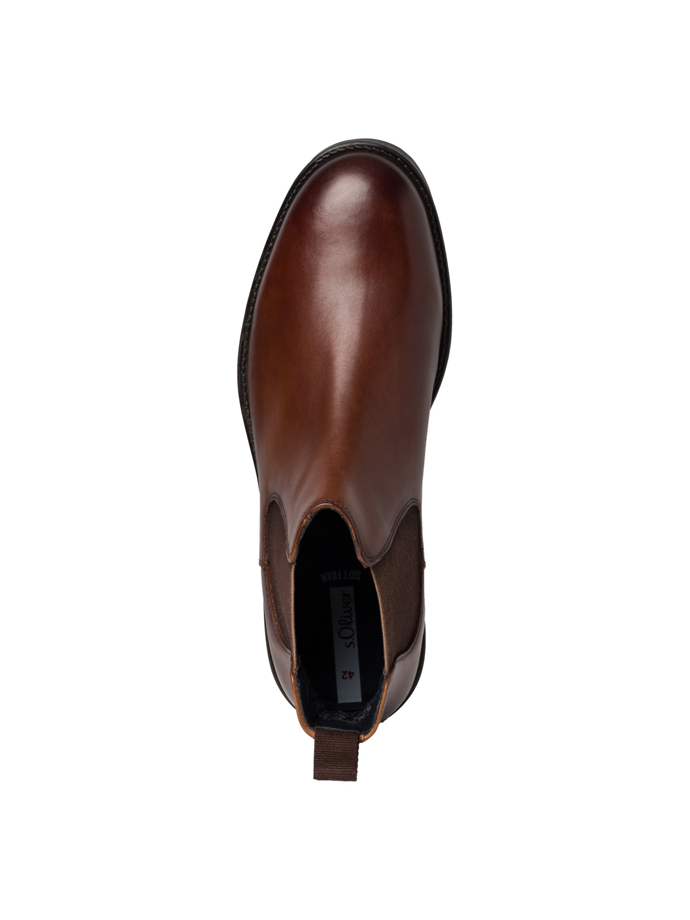 s.Oliver Chelsea boots in Brown
