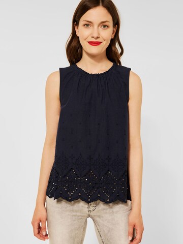 STREET ONE Top in Blauw: voorkant