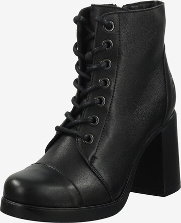 FLY LONDON Lace-Up Ankle Boots in Black: front