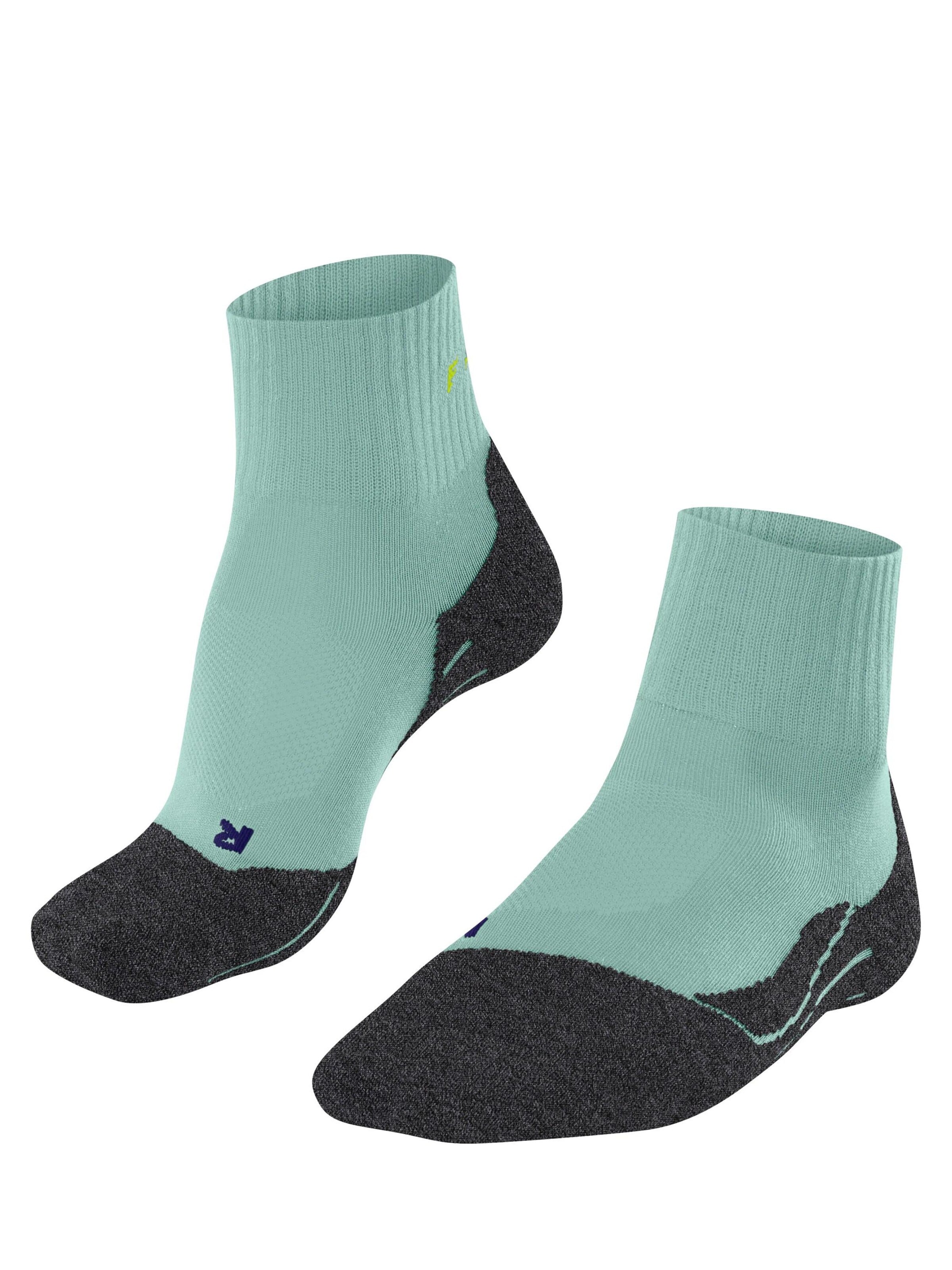 FALKE Athletic Socks 'TK2 Explore Cool Short' in Green: front