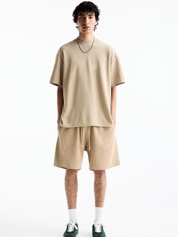 Pull&Bear Loosefit Shorts in Beige