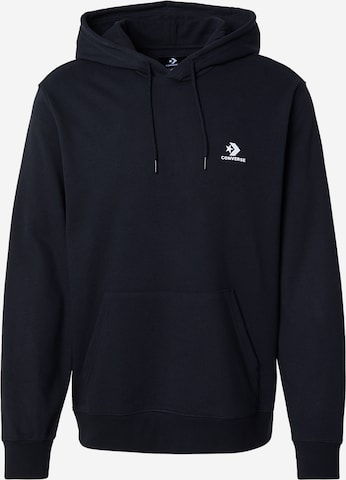 CONVERSE Μπλούζα φούτερ σε μαύρο: μπροστά