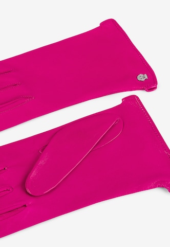 Roeckl Full Finger Gloves 'New York' in Pink