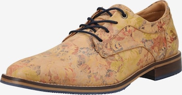 Chaussure à lacets BULLBOXER en beige : devant