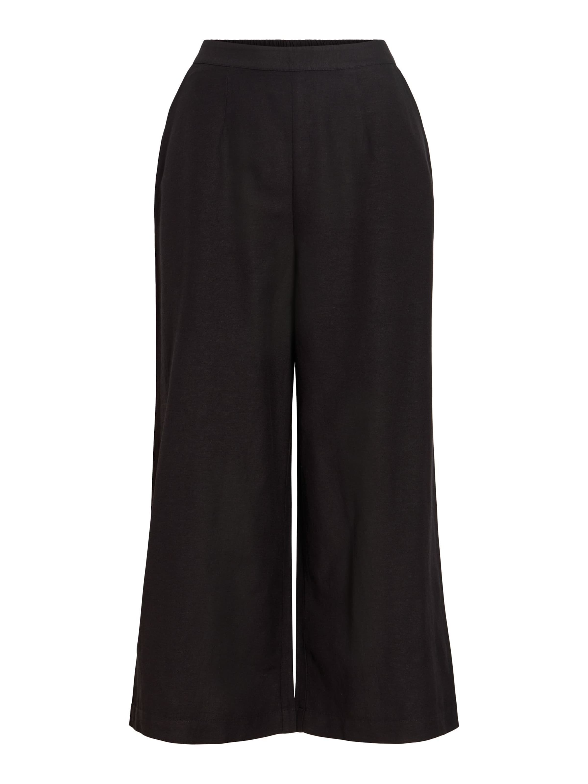 VILA Trousers 'VIPRISILLA' in Black: front