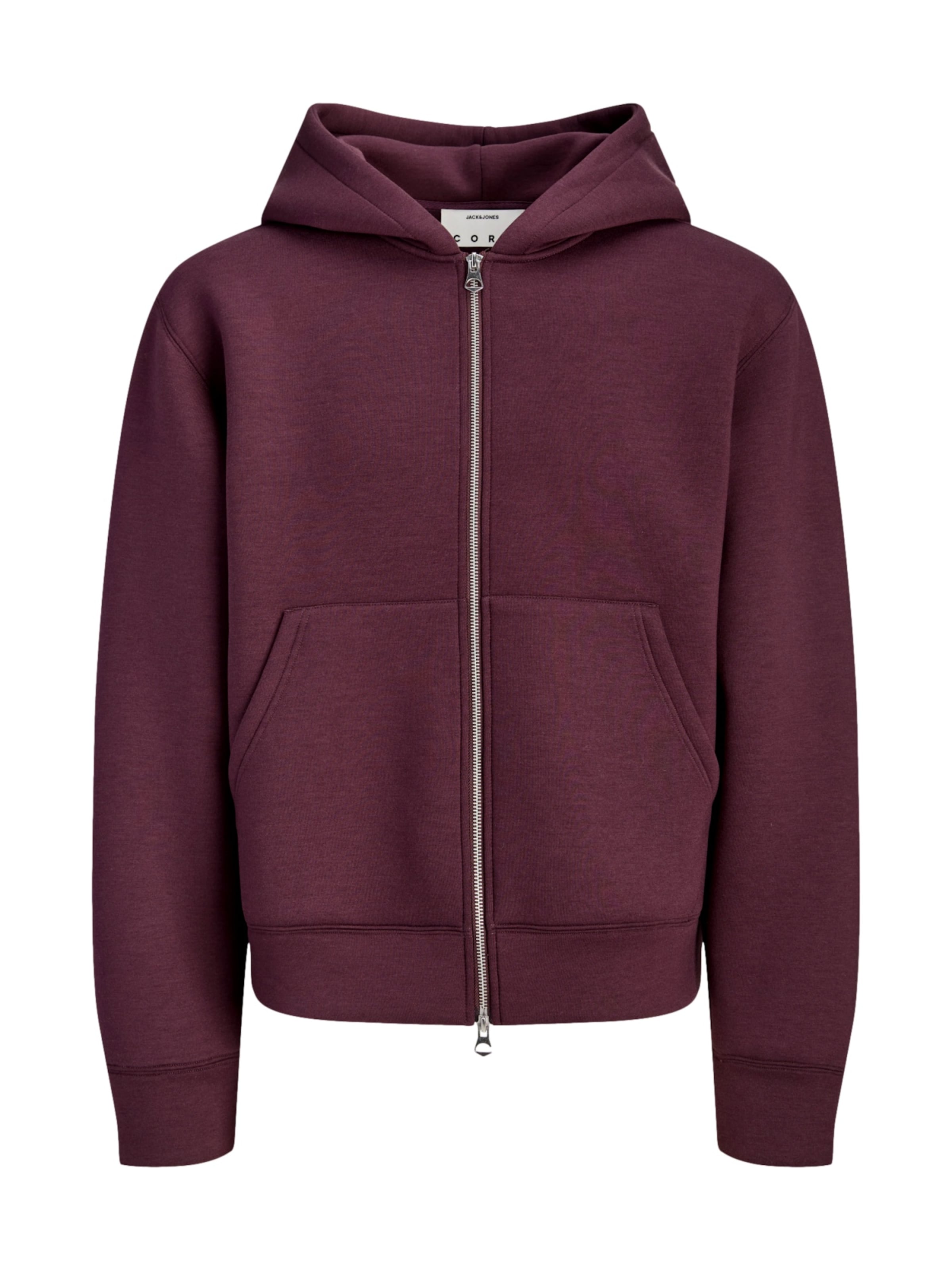 Jack & Jones Junior - Sudadera con cremallera 'JCOLegacy' en lila: frente
