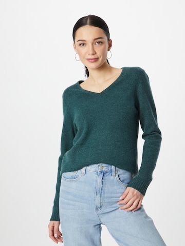 VILA Sweater 'Ril' in Green: front