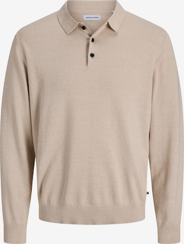 Pullover 'JJEBasic' di JACK & JONES in beige: frontale