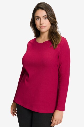 Ulla Popken Shirt in Rood: voorkant