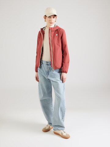 Veste mi-saison K-Way en rouge