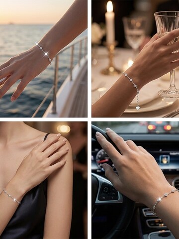 UNIQAL Armband 'CELESTA' in Zilver
