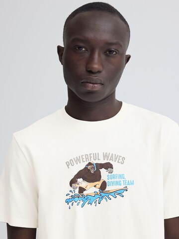 BLEND - Camiseta 'BHKarsten' en blanco