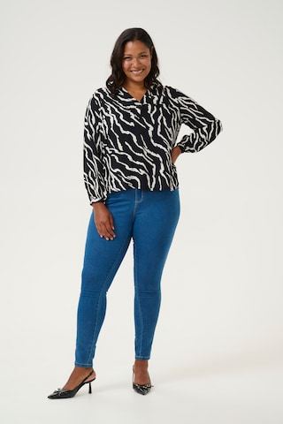 KAFFE CURVE - Blusa 'KCmirta' em preto