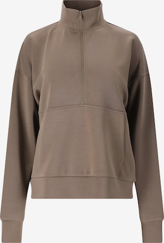 Athlecia Sports sweatshirt 'Jillnana' in Brown: front