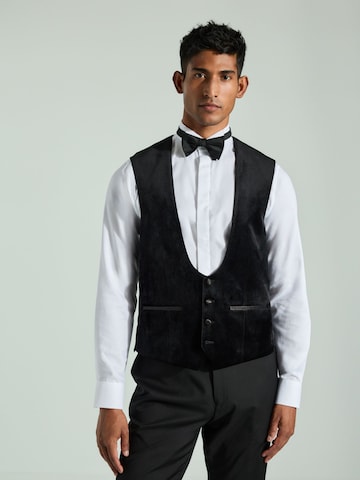 Vestă de costum de la Next pe negru: față