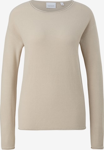 Pull-over comma casual identity en beige : devant