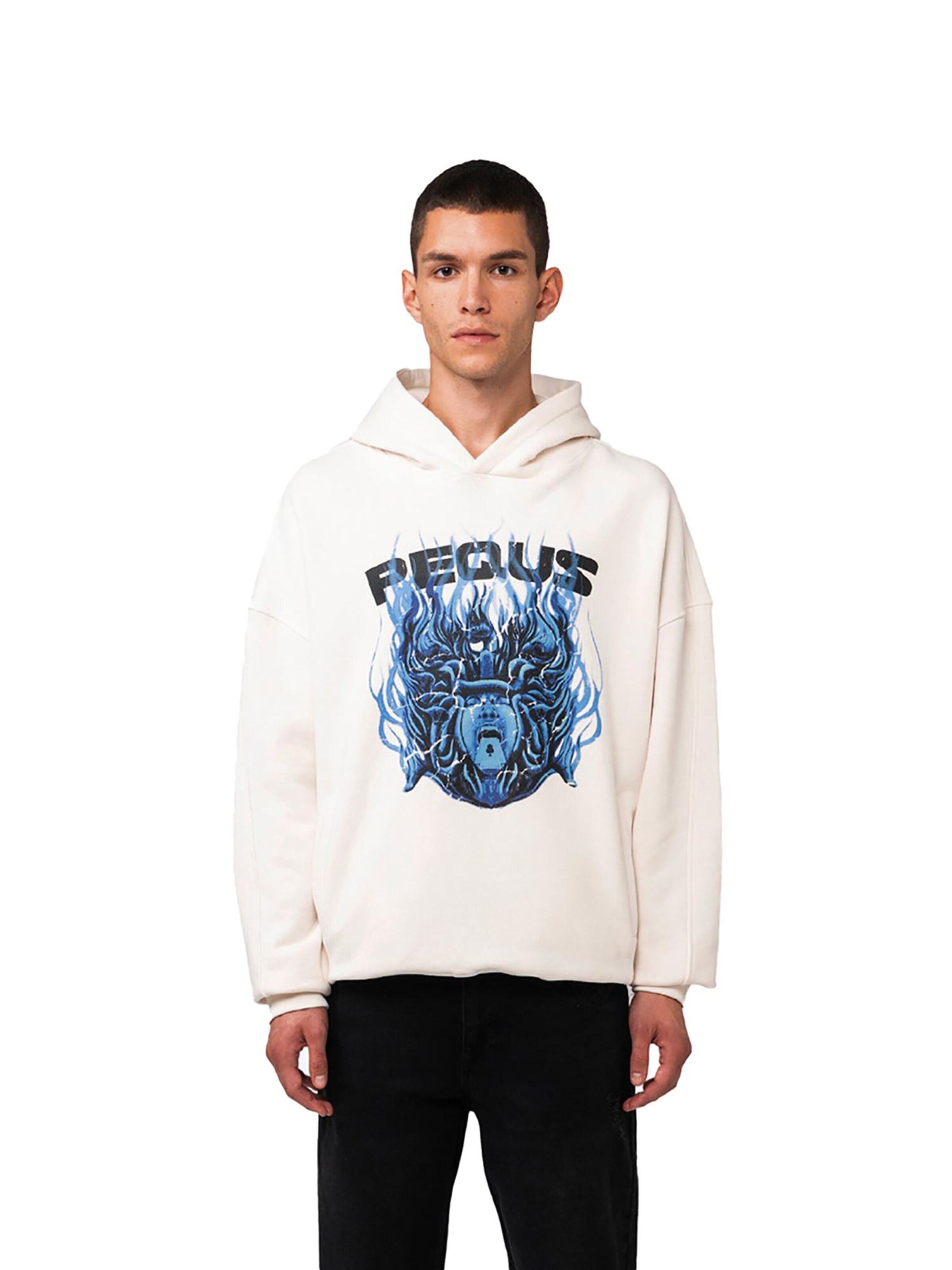 Pequs Sweatshirt 'Medusa' in Beige