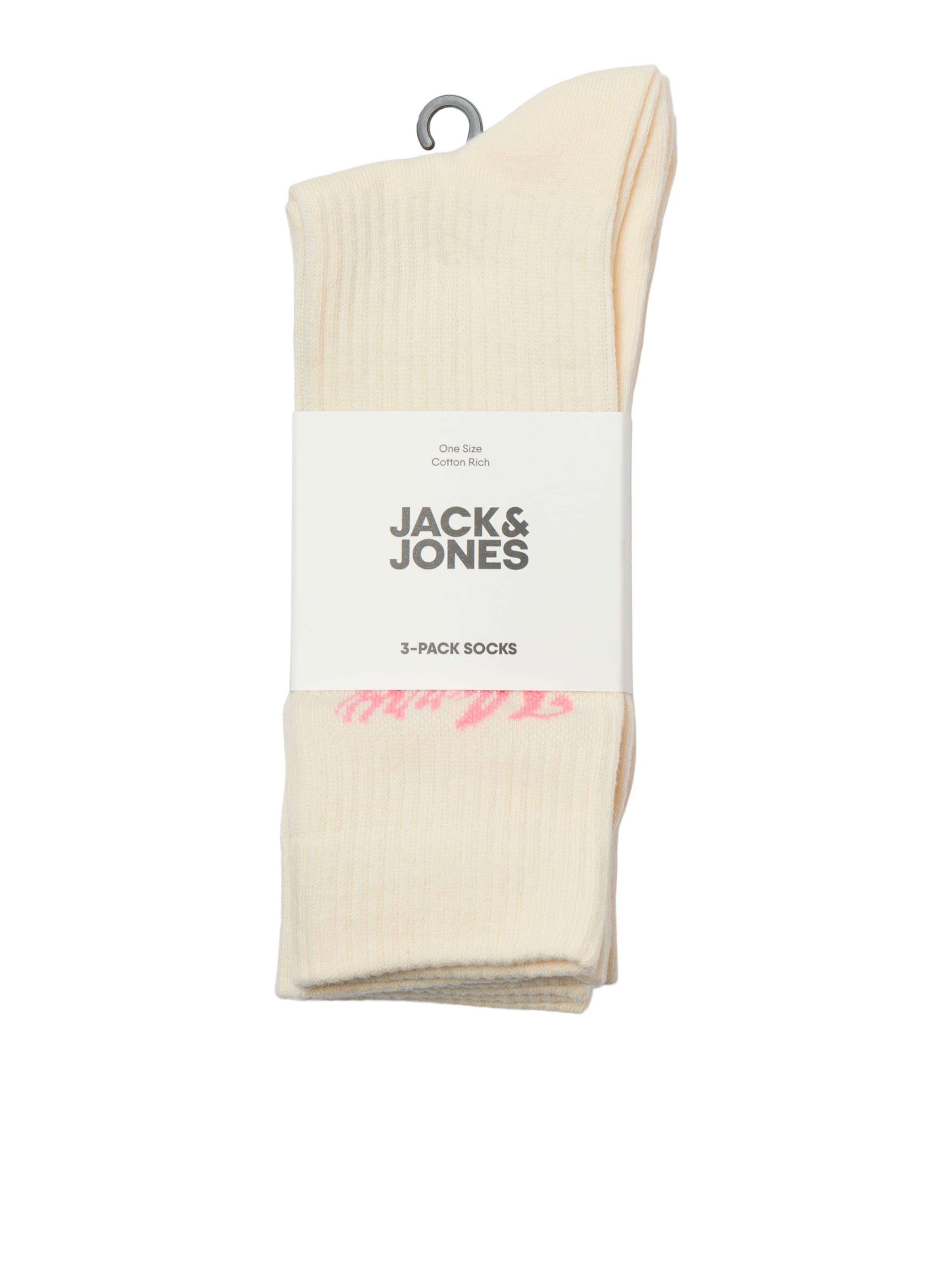 JACK & JONES Ponožky 'JACXMAS CARTOON' - Biela