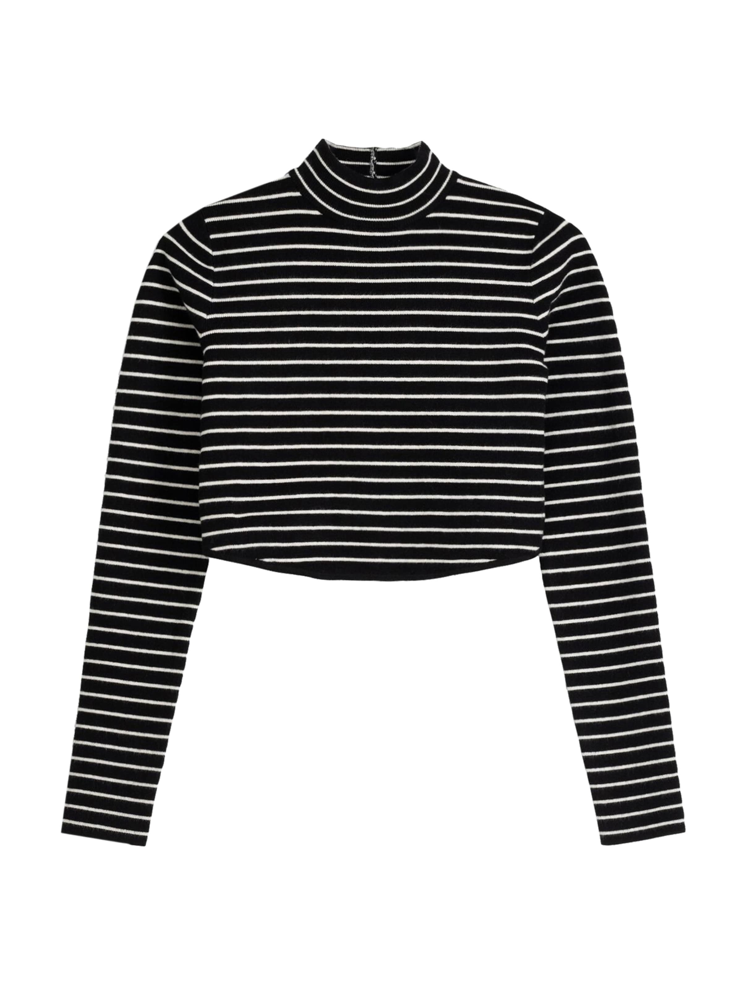 Pull-over Bershka en noir : devant