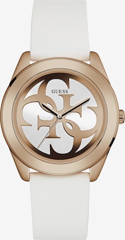 Montre à affichage analogique 'G Twist' GUESS en blanc : devant