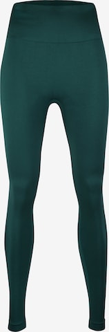 BeShaped Skinny Sporthose 'Aan de slag!' in Grün: Vorderseite