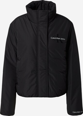 Calvin Klein Jeans Демисезонная куртка в Черный: спереди