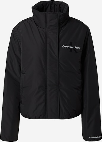 Veste mi-saison Calvin Klein Jeans en noir : devant