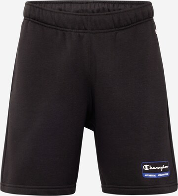 Champion Authentic Athletic Apparel Normalny krój Spodnie w kolorze czarny: przód