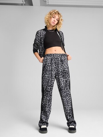 PUMA Wide Leg Hose 'T7' in Schwarz