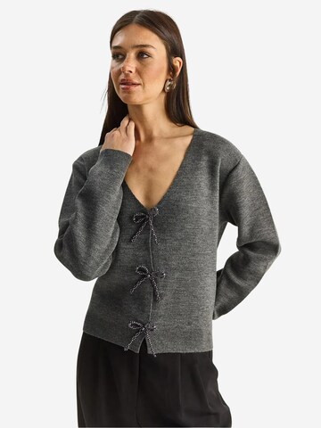 Bianco Lucci Gebreid vest in Grijs