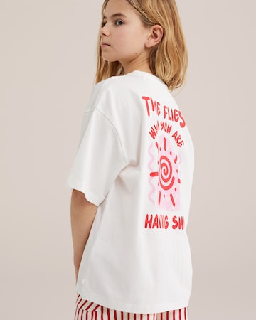WE Fashion Majica | bela barva: sprednja stran
