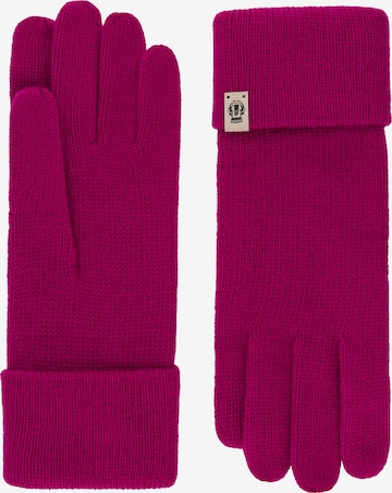Roeckl Strickhandschuhe 'ESSENTIALS' in Pink: Vorderseite