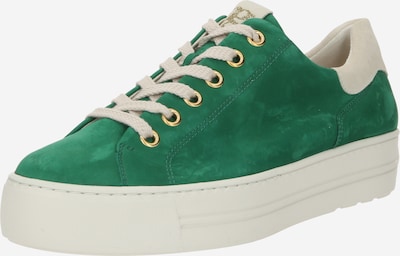 Paul Green Sneaker low '5320-005' i beige / grøn, Produktvisning