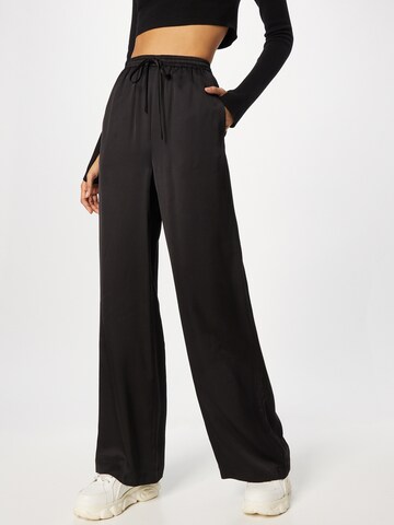 minus Wide leg Broek 'Kamia' in Zwart: voorkant