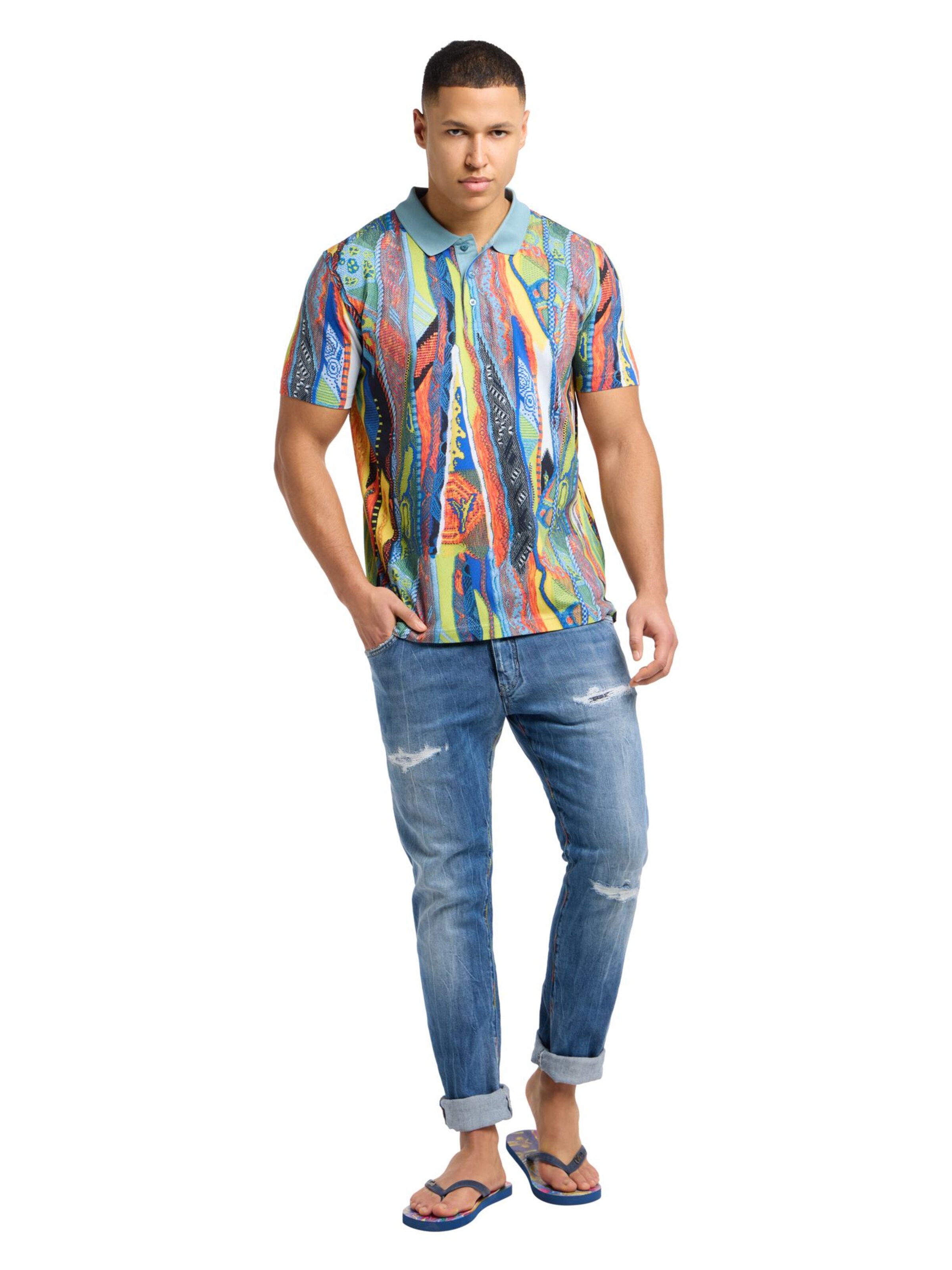 Carlo Colucci Shirt 'Egg' in Gemengde kleuren