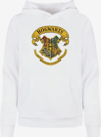 ABSOLUTE CULT Sweatshirt 'Harry Potter - Hogwarts Ribbon' in Weiß: Vorderseite