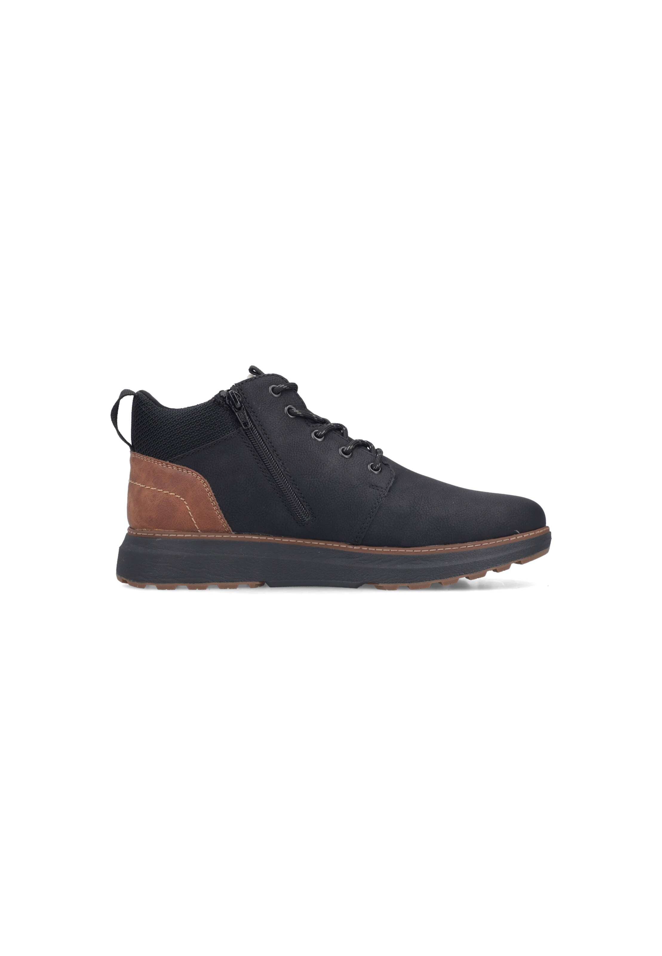 Chaussure à lacets Rieker en noir