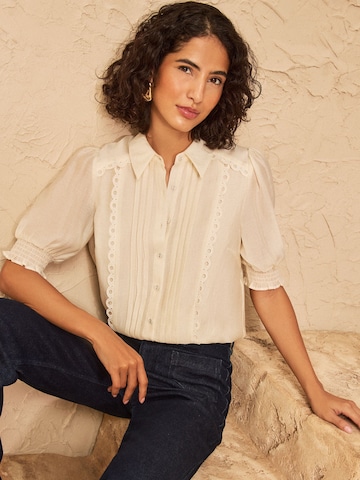 Camicia da donna di love & roses in beige