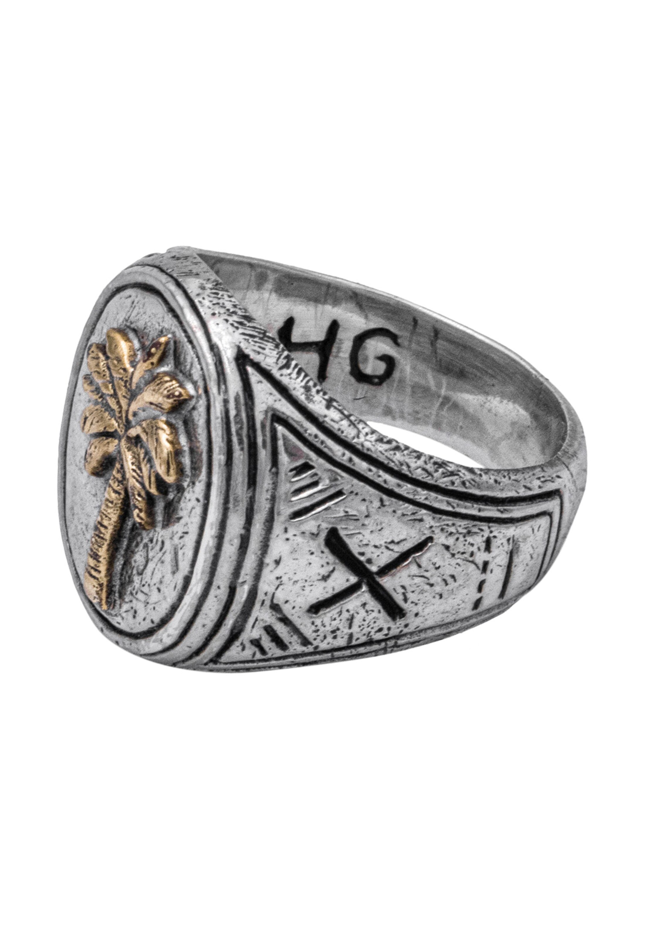 Haze&Glory Ring 'Palmlover' in Silber